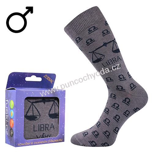 Boma ZODIAC ponožky se znamením zvěrokruhu VÁHY (1 pár)