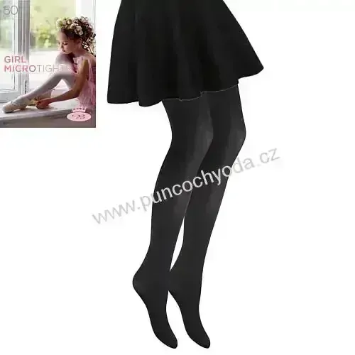 Boma Lady GIRL MICRO tights 50 DEN dětské silonové punčocháče 