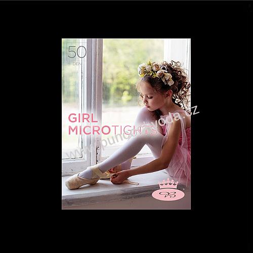 Boma Lady GIRL MICRO tights 50 DEN dětské silonové punčocháče