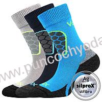 Voxx SOLAXIK L+P dětské sportovní ponožky se stříbrným vláknem (1 pár) Ag
