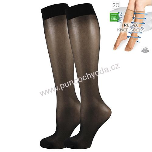 Boma RELAX knee-socks silonové podkolenky 20 DEN (1 pár)