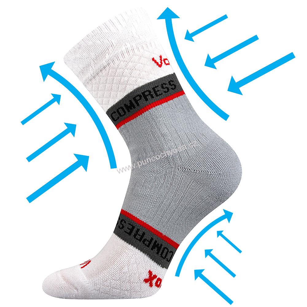 Voxx FIXAN dámské a pánské kompresní ponožky (1 pár v balení)