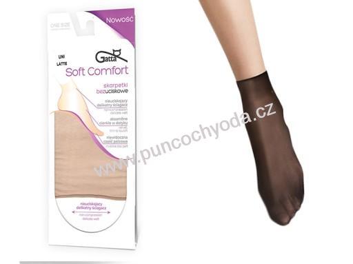 Gatta Soft Comfort silonové ponožky bez lemu