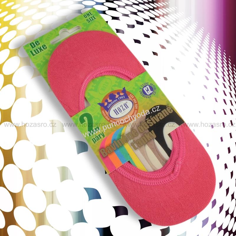 Hoza DE LUXE bavlněné ťapky-balerínky (2 páry)