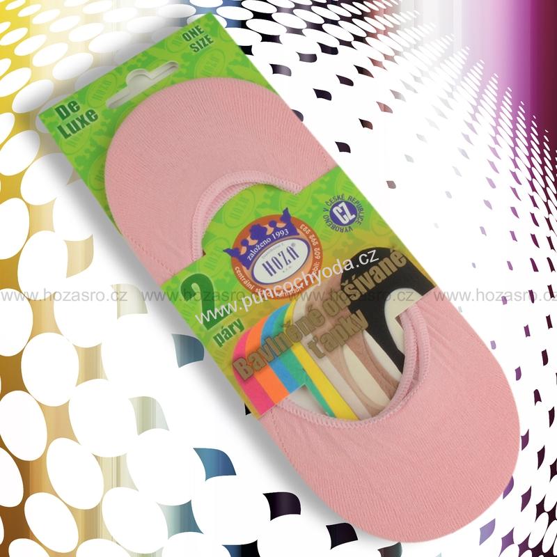 Hoza DE LUXE bavlněné ťapky-balerínky (2 páry)