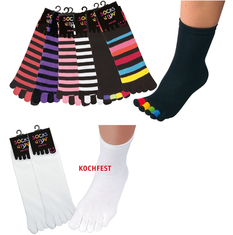 SOCKS 4 FUN 2117 , Prstové ponožky (1 pár v balení)