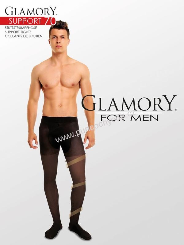 Glamory SUPPORT 70 50427 pánské podpůrné punčocháče 70 DEN