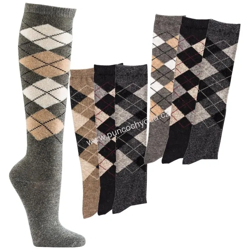 SOCKS 4 FUN 6637 podkolenky vlna-alpaka (1 pár)