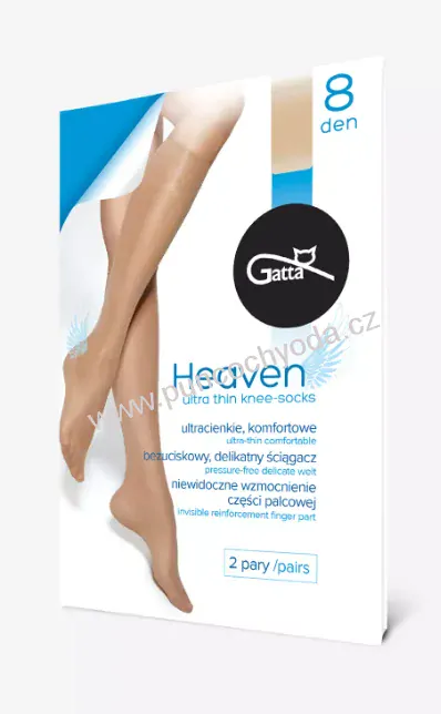 Gatta HEAVEN silonové podkolenky (2 páry) ULTRA THIN KNEE-SOCKS