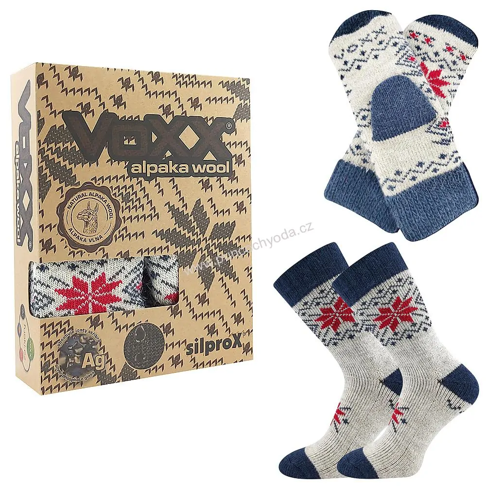Voxx ALTA SET dámské froté ponožky+palčáky merino Ag