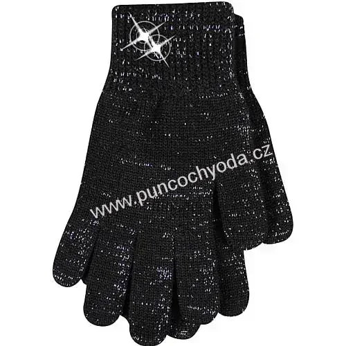 Voxx VIVARO dámské prstové rukavice s LUREXovými vlákny 