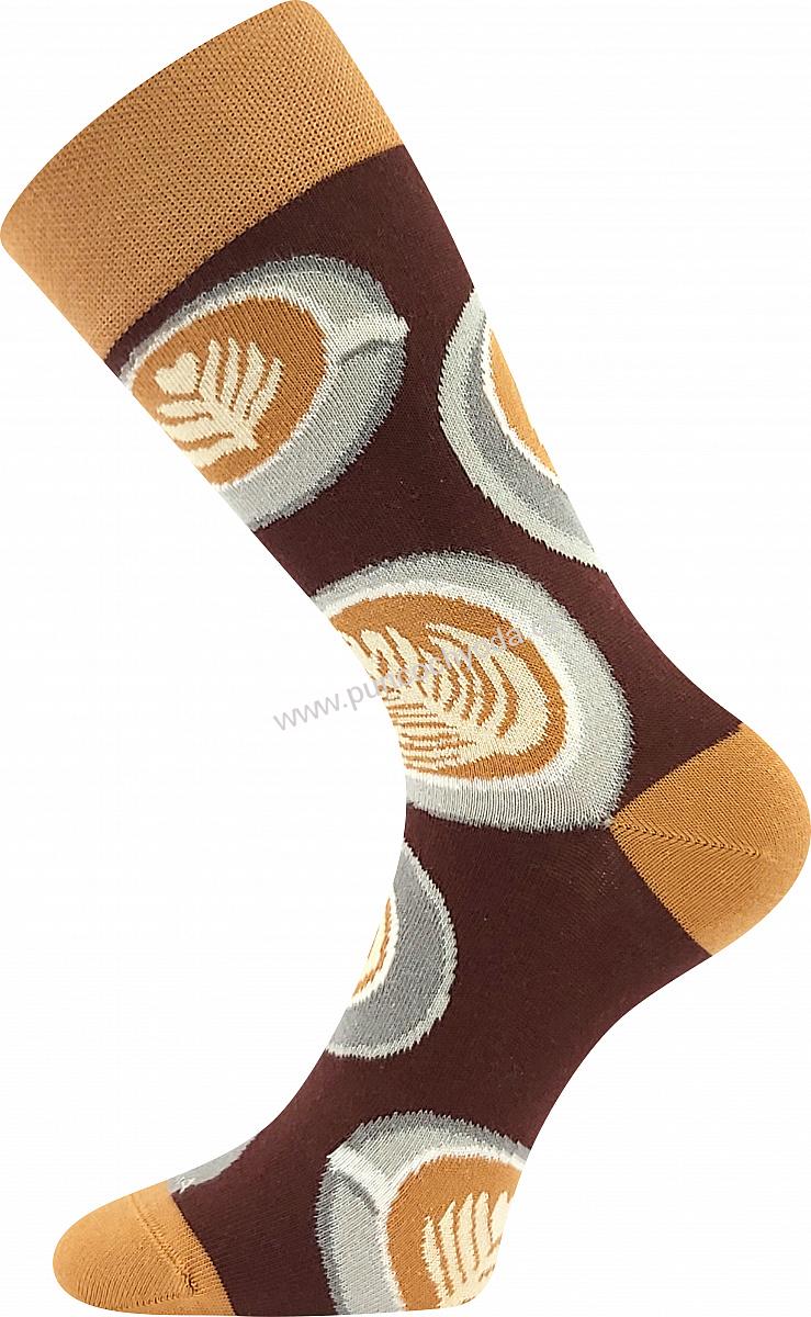 Lonka COFFEE SOCKS dámské/pánské ponožky (1 pár)