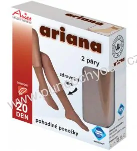 Darren ARIANA 20 DEN silonové ponožky 2 páry