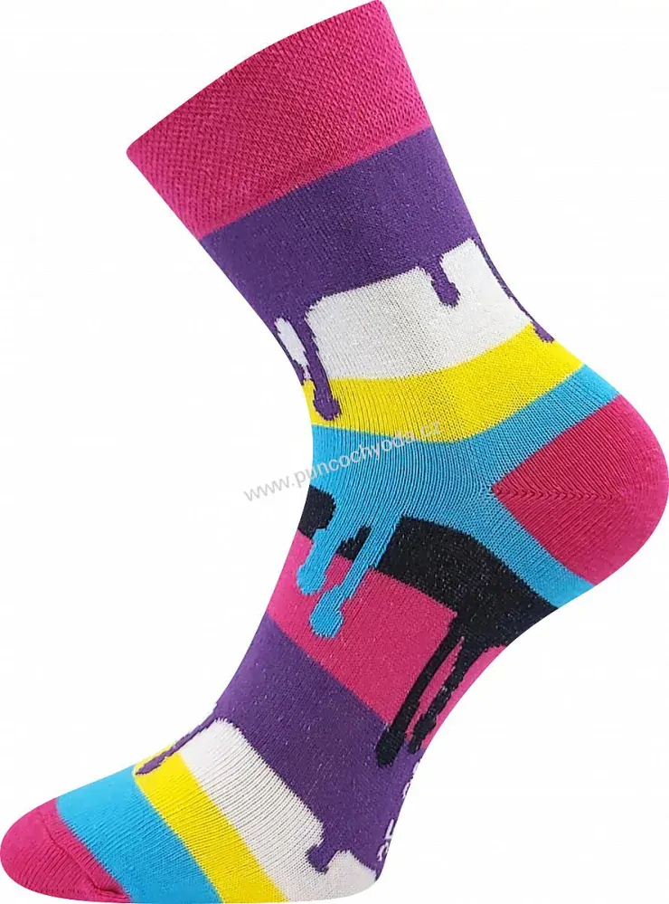 Boma JANA dámské vzorované ponožky (1 pár)