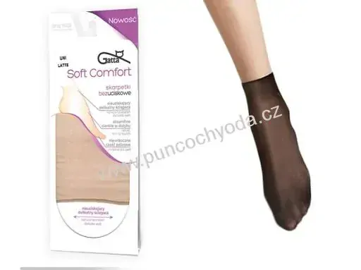 Gatta Soft Comfort silonové ponožky bez lemu
