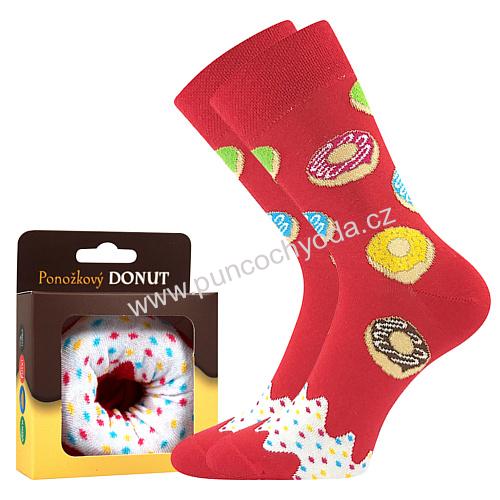Boma DONUT dámské/pánské vzorované ponožky (1 pár)