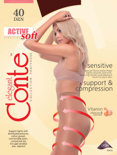 Conte ACTIVE soft 40 den s vitamínem E (XL-XXL)